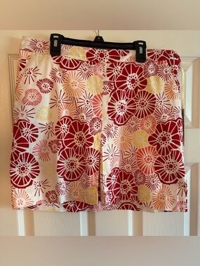 Dockers Floral Print Golf Skirt